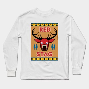 Regal Red Stag Crest Long Sleeve T-Shirt